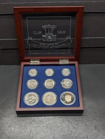 The Complete Bicentennial Mint Mark Set in Nice Wooden Display Box Includes the (3) 40% Silver Set
