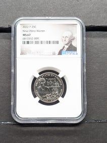 2022-P Nina Otero-Warren Quarter - NGC MS67