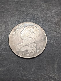 1836 Draped Bust Quarter - Avg. Circ.