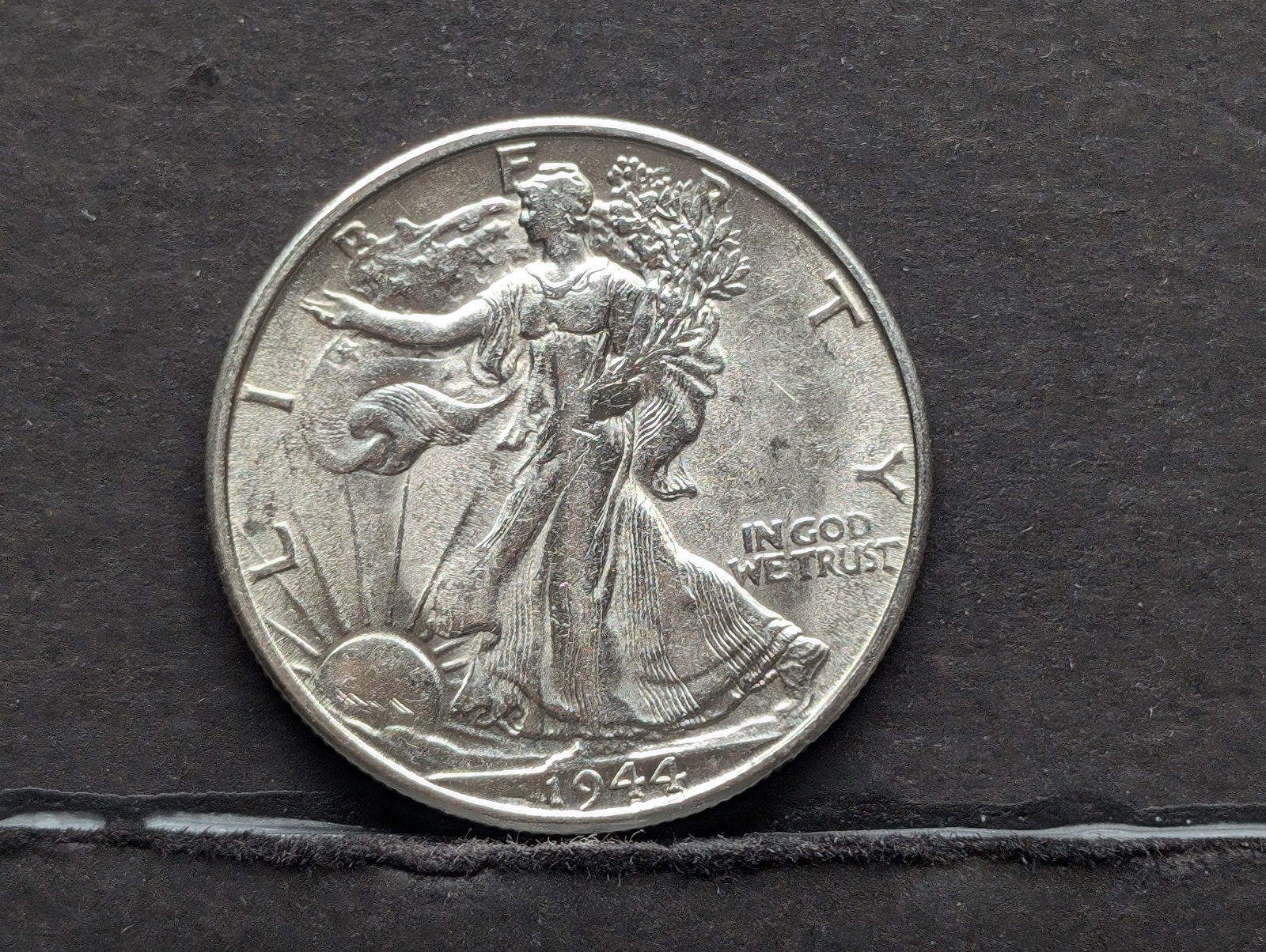 1944-S Walking Liberty Silver Half Dollar **GEM BU** (1 of 2)