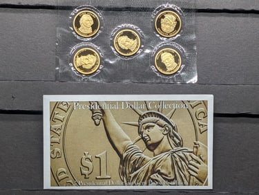 Presidential Dollar Collection in Gem Proof Condition