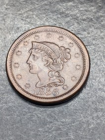 1856 Braided Hair Large Cent **VF/XF**