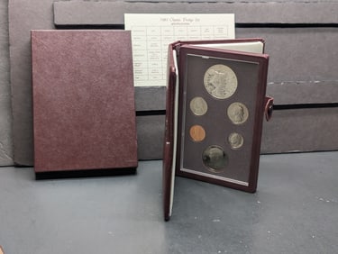 1983-S U.S. Mint Prestige Set in OGP w/ COA - Olympic Discus Thrower