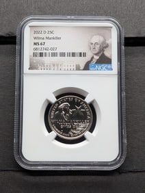 2022-D Wilma Mankiller Quarter - NGC MS67