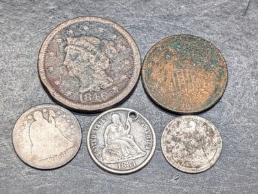 Grab Bag of Various Vintage U.S. Coins