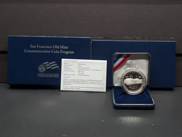 2006-S PROOF San Francisco Old Mint Commemorative Silver Dollar in OGP w/ COA