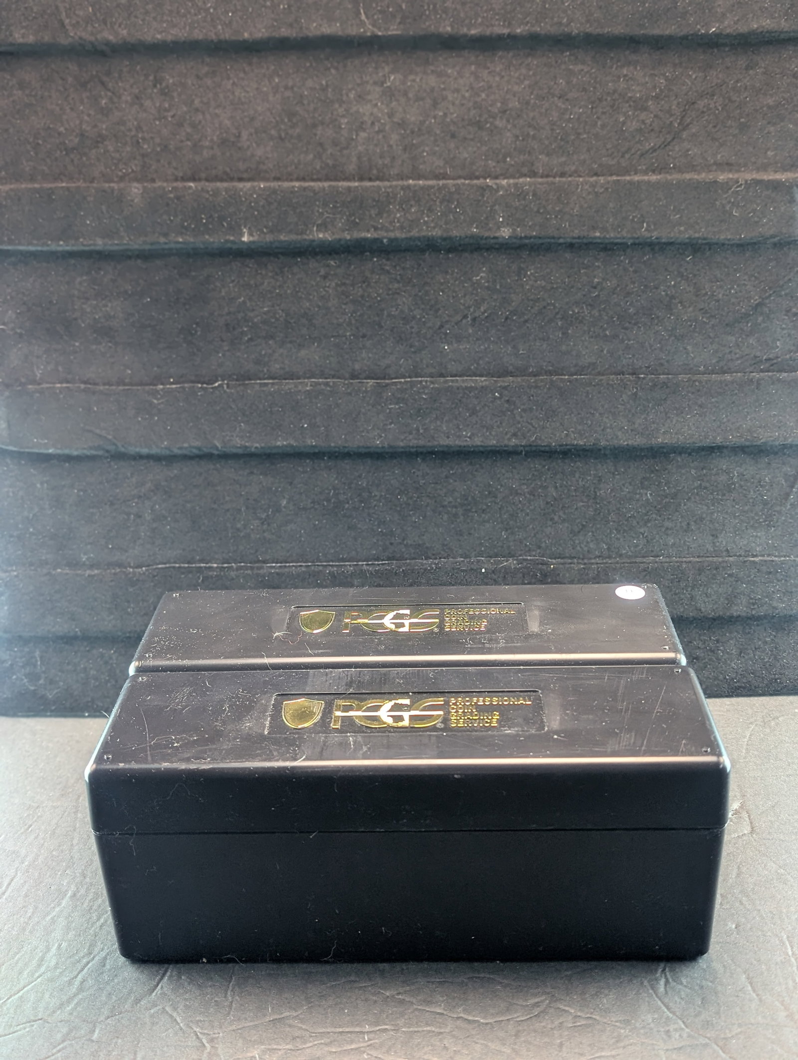 Two Black PCGS Coin Storage Boxes (1 of 2)