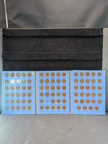 Complete 1941-1975 Whitman Lincoln Wheat & Memorial Cent Folder (88 Coins)