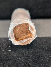 (50) Canadian Pennies in Stretch Wrapper for Banks
