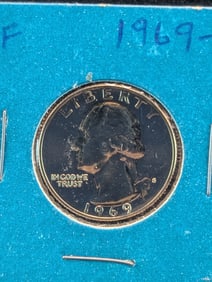 1969-S Washington Quarter BU