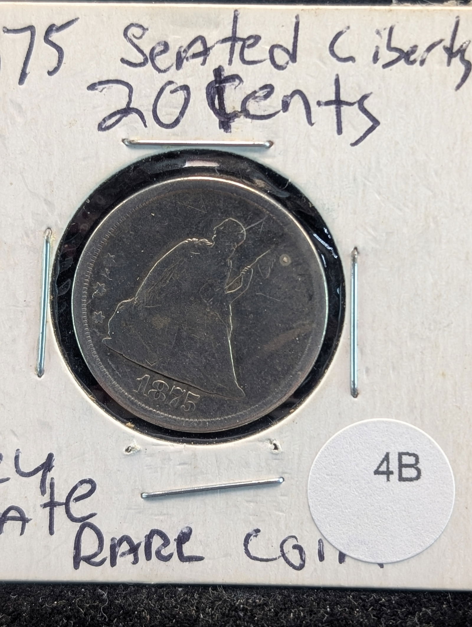 1875 U.S. Seated Liberty 20 Cent Piece (1 of 2)