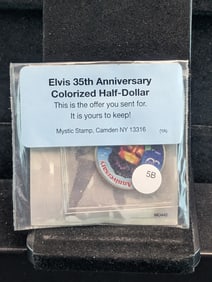 Elvis 35th Anniversary Colorized Half Dollar