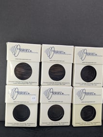 (6) Empty Intercept Shield Coin Holders