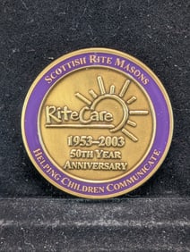 50 Year Anniversary Scottish Rite Masons Commemorative