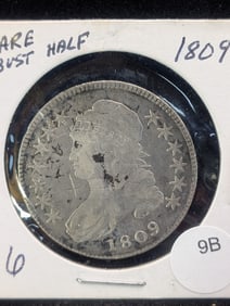 1809 Capped Bust Half Dollar