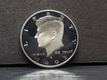 2003-S 90% Silver Proof Kennedy 50c.