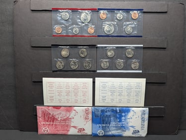 1999-P&D US Mint Uncirculated Coin Set. 1st Year for 50 St. Qtrs. 20 Coin Set. OGP
