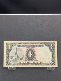 One Peso The Japanese Government