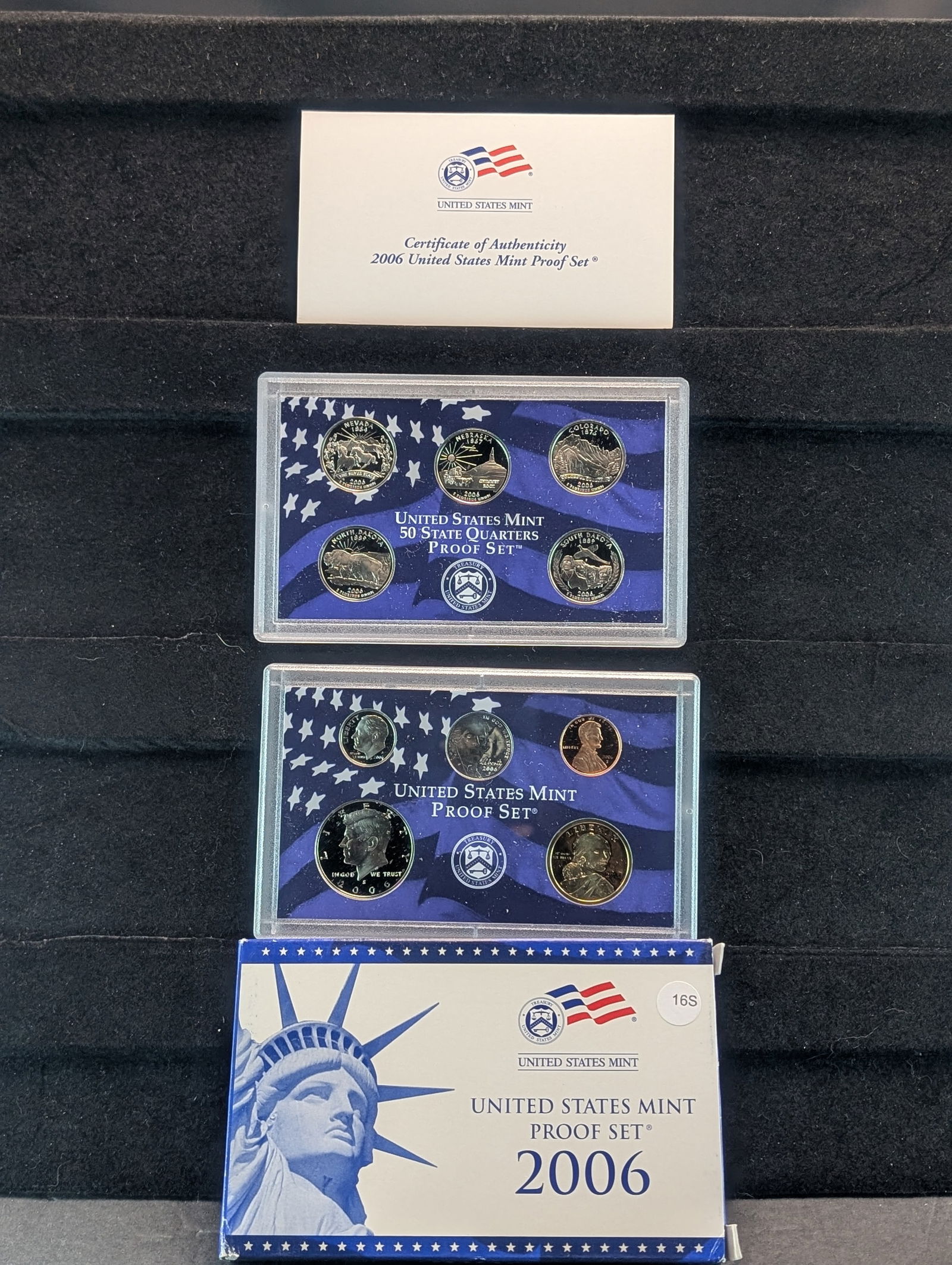 2006 -S U.S. Mint Proof Set w/State Quarters & OGB w/COA (1 of 4)
