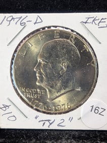 1976-D Bicentennial Eisenhower Dollar, Type II