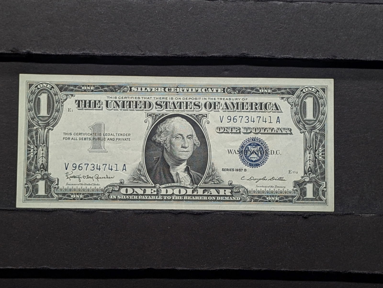 Crisp 1957-B $1 Silver Certificate (1 of 3)