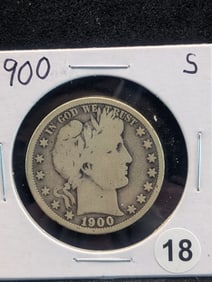 1900 S Barber Half Dollar