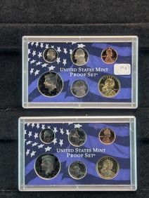 2004-S & 2005-S Partial Proof Sets - No Quarters, No Boxes!