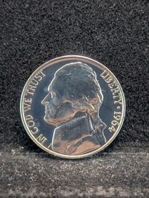 1964 Jefferson Nickel, Full Steps