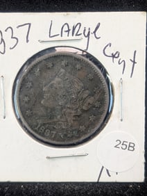 1837 U.S. Coronet Head Large Cent