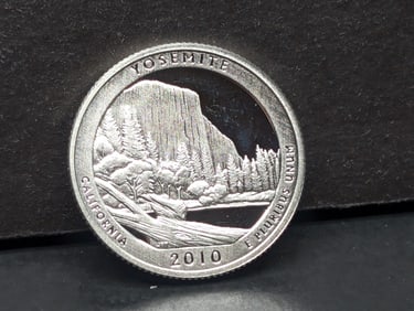 2010-S Yosemite 90% Silver Proof ATB Quarter. High Book Value