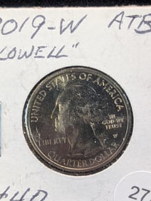 2019-W "Lowell" ATB Quarter, scarce