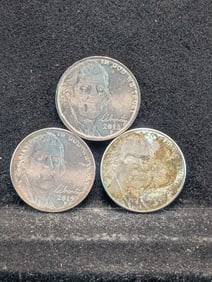 2013, 2014, & 2019 Jefferson Nickels, Errors.