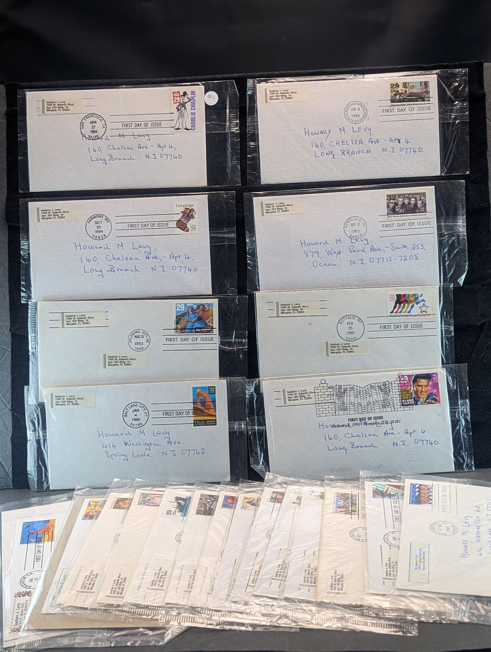 (22) U.S. First Day Covers: (22) U.S. First Day Covers