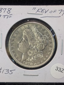 1878 7TF, Rev of 79 Morgan Dollar