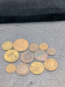 (12) Misc. Foreign Coins 1864-1945
