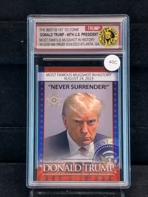 Trump 47th President (Never Surrender) Sealed Card, Mint!
