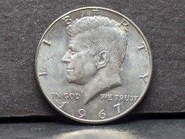 1967 Kennedy 50c. 40% Silver. GEM UNC