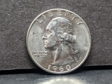 1960-D GEM BU Washington 90% Silver 25c.