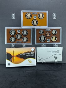 2016-S US Mint Proof Set w/ATB Quarters in OGP w/ COA - 13 Coins
