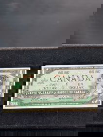 1967 $1 (100 Years 1867-1967) Bank of Canada Currency, 58 Years Old!