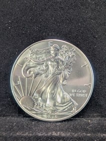 2015 American Silver Eagle 99.9 Fine Silver One Troy Ounce MS Unc.