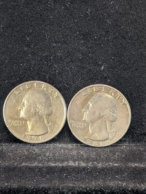 1978-P and 1981-P Uncirculated Quarters