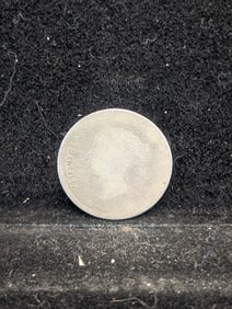 1871 (.925 Sterling Silver, Rare), Canada 5 cents, Low Mintage, 154 Years Old!
