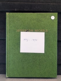 1938-1973 Jefferson Nickels Book, Not Complete, 64 Coins, One High Grade 1943-P Silver Nickel With