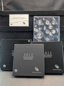 2013-S US Mint Limited Edition Silver Proof Set OGP - Seven 90% Silver Coins and One .999 Fine