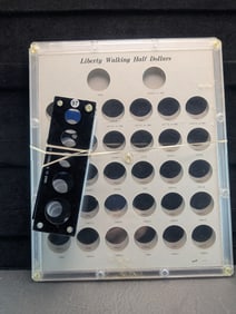 Coin Collectors Helpers: Walking Liberty Half Dollar Capital Holders Set One & Two and Three Year