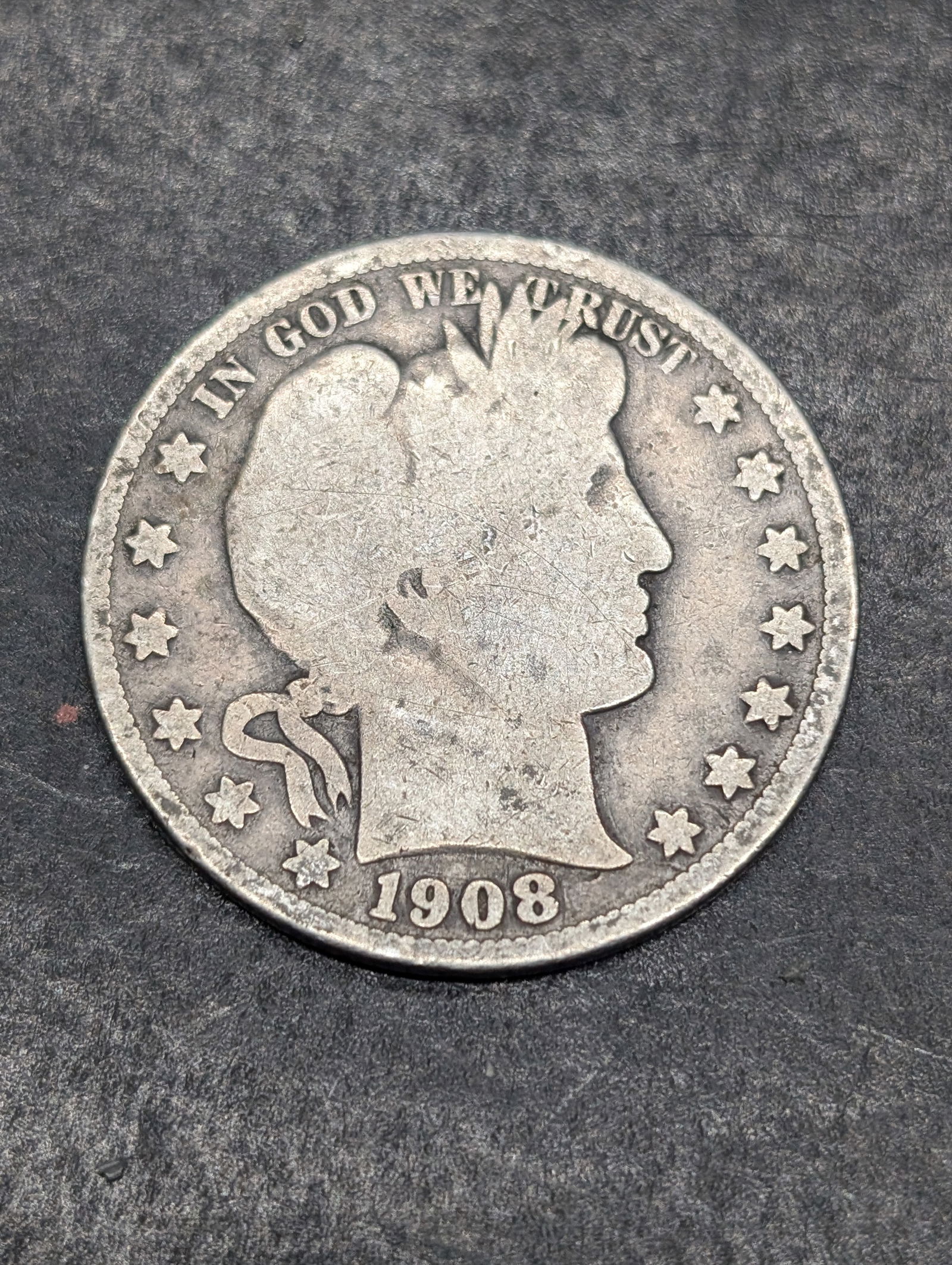 1908-O Barber Half Dollar (1 of 2)