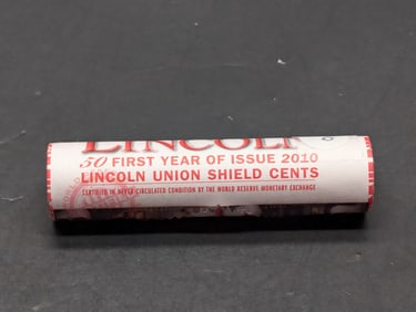 (Original Roll) 2010-P Lincoln Union Shield Cent, First Year of Issue