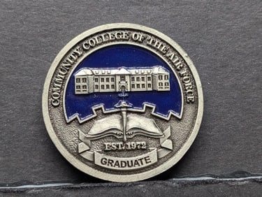 Community College of the Air Force-Graduation Coin