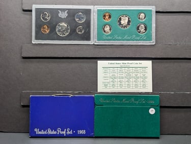 1994-S & 1968-S US Proof Sets
